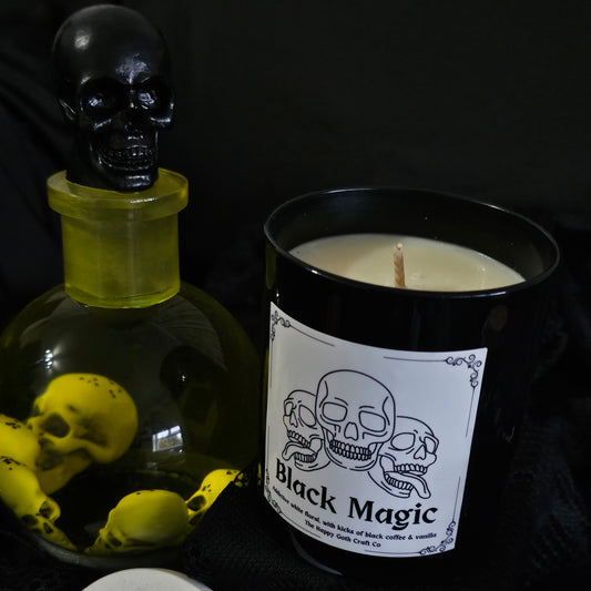 Black Magic - Hand-Poured Soy Wax Candle - Long Lasting Fragrance