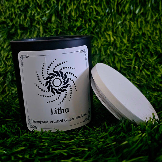 Litha - Hand Poured Soy Wax Candle - Long Lasting Fragrance