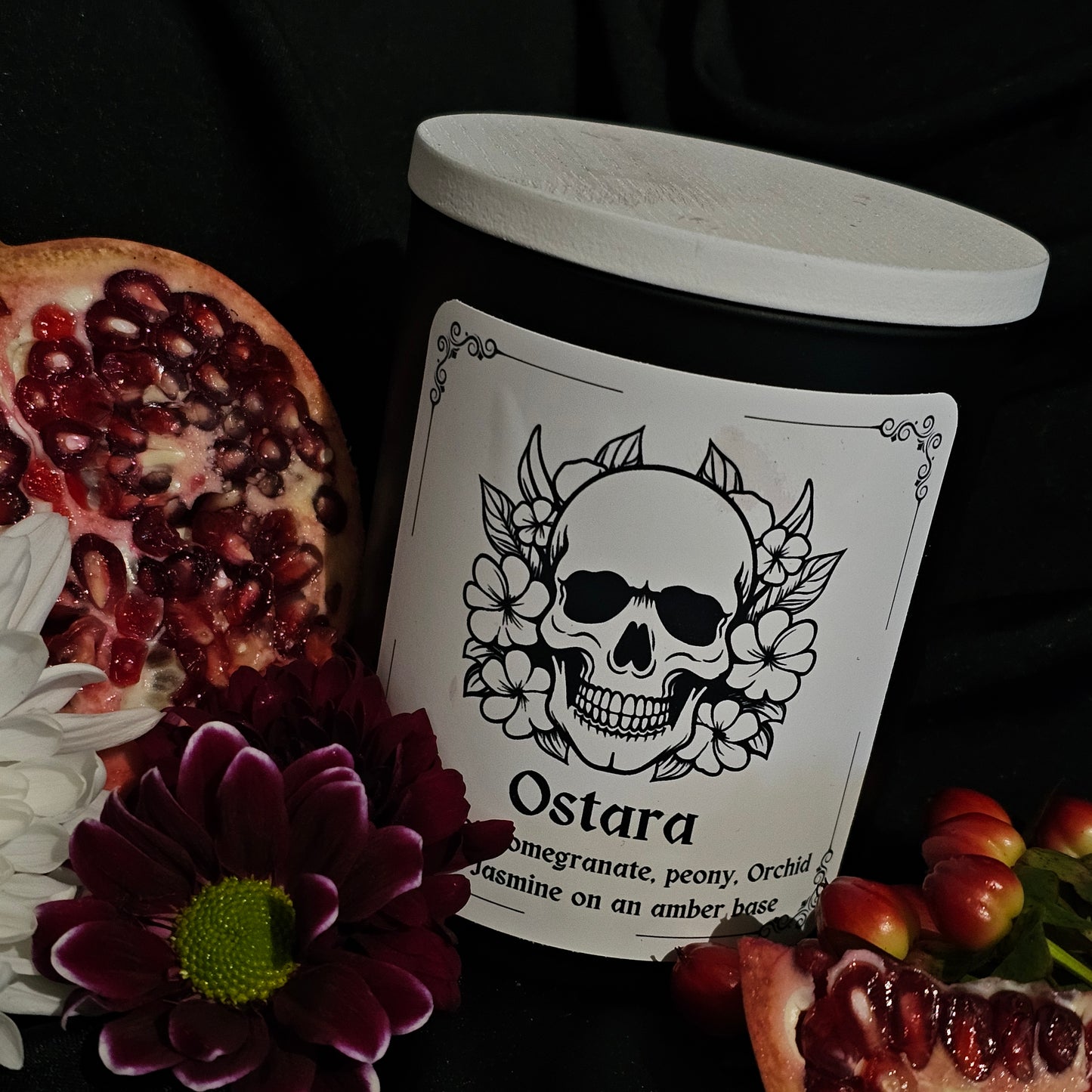 Ostara - Floral - Hand Poured Soy Wax Candle - Long Lasting Fragrance