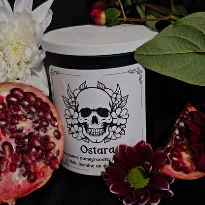 Ostara - Floral - Hand Poured Soy Wax Candle - Long Lasting Fragrance