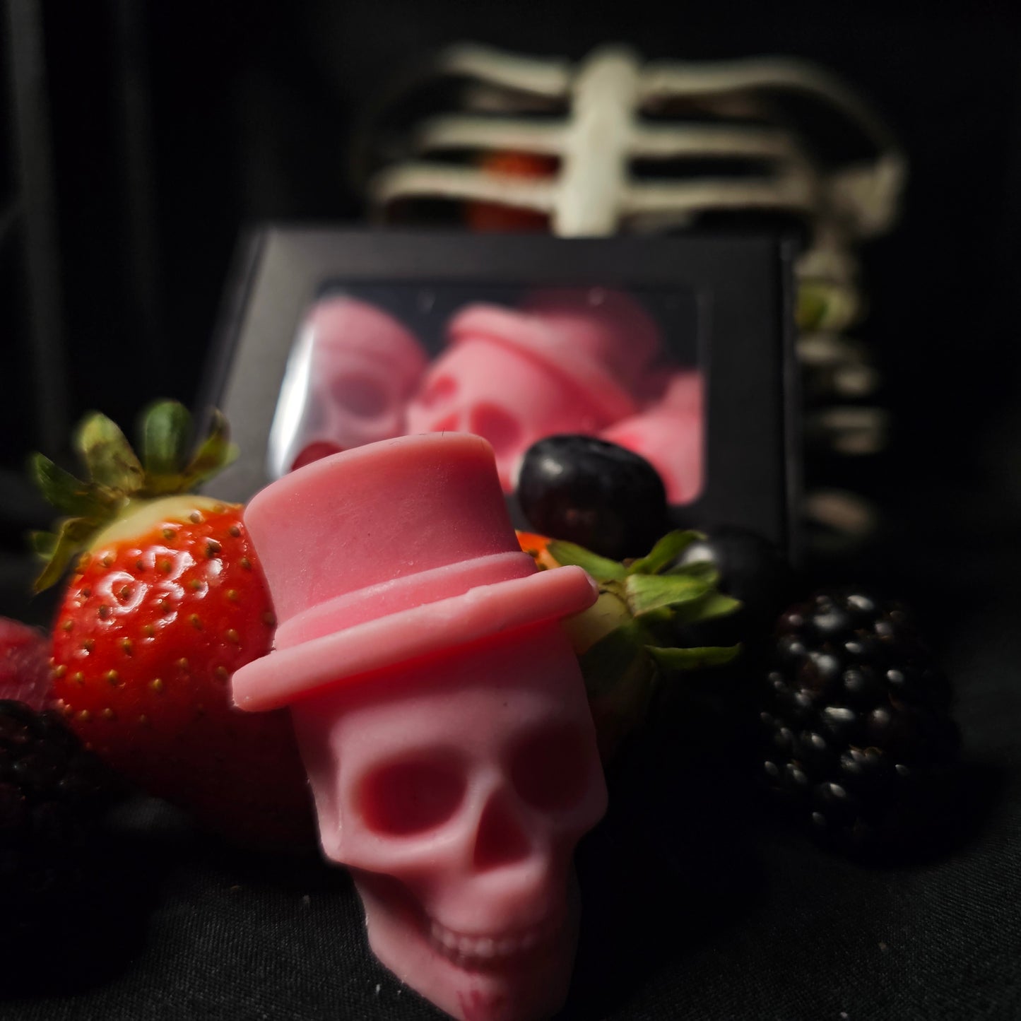 "Dead and Berried" Melting Skulls