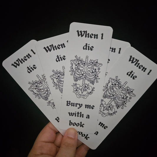 Bury Me - Bookmark