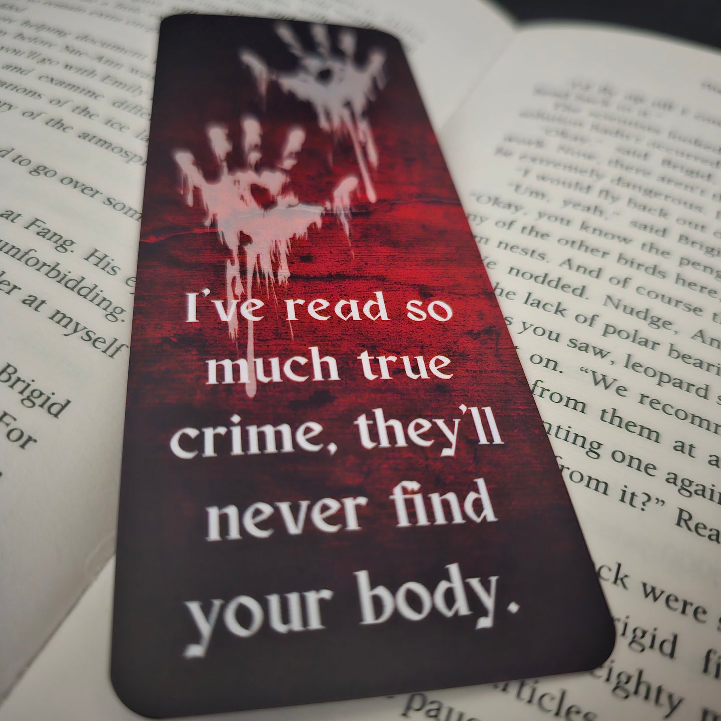 True Crime - Bookmark