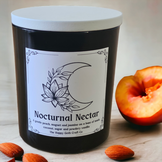 Nocturnal Nectar - Hand-Poured Soy Wax Candle - Long Lasting Fragrance
