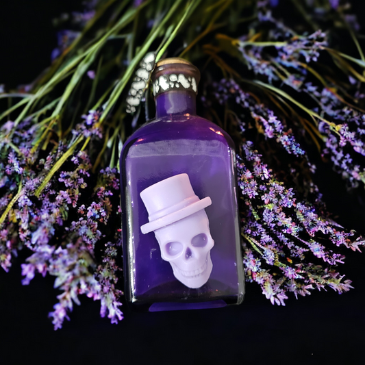 Lavenders Lament - Melting Skulls - Premium Skull-Shaped Wax Melts - Dark Aesthetic Home Decor