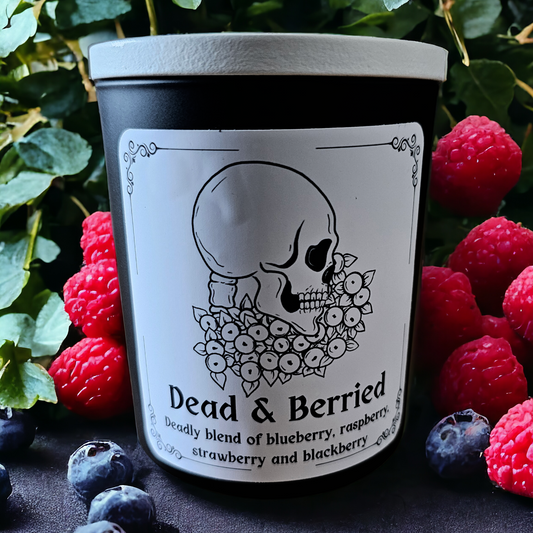 Dead and Berried - Hand-Poured Soy Wax Candle - Long Lasting Fragrance