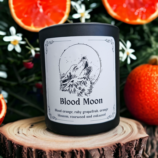 Blood Moon - Hand Poured Soy Wax Candle - Long Lasting Fragrance